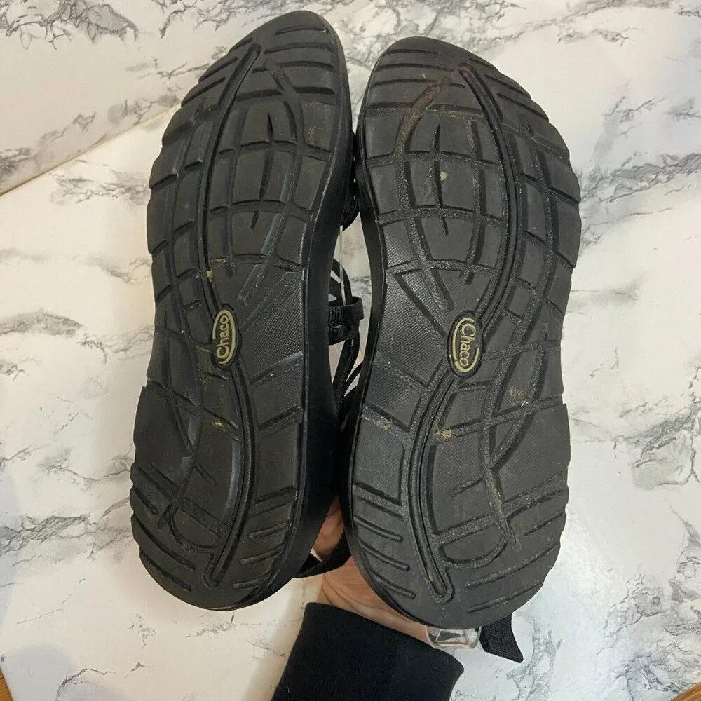 Chaco Women 7 ZX2 Classic Sandal Black Adjustable Straps Sport Outdoor Shoe Hike - Picture 5 of 7